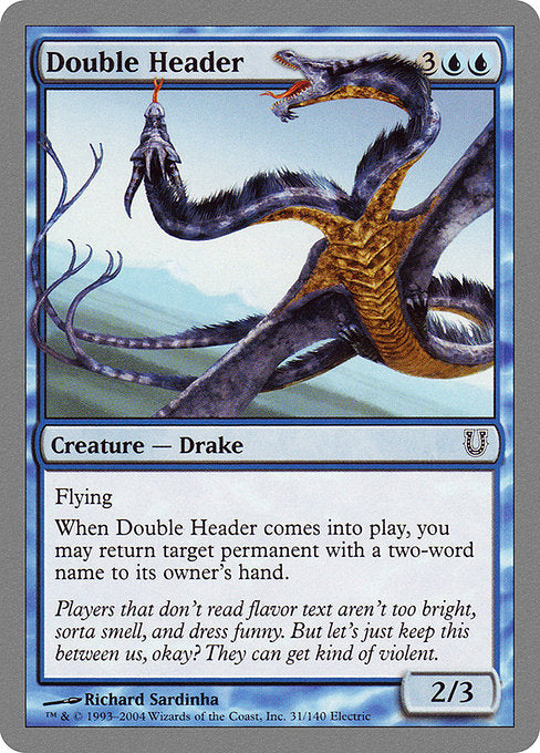 UNH: Double Header (Foil)
