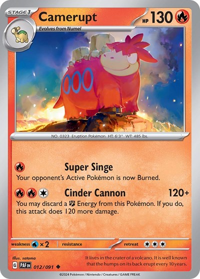 PAF: Camerupt (Reverse Holofoil)