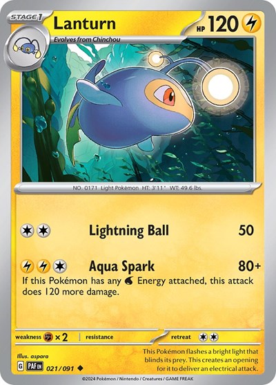 PAF: Lanturn (Reverse Holofoil)