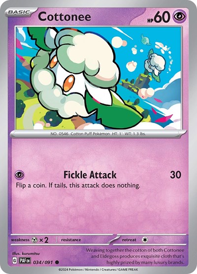 PAF: Cottonee (Reverse Holofoil)