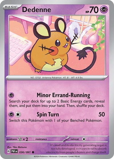PAF: Dedenne (Reverse Holofoil)