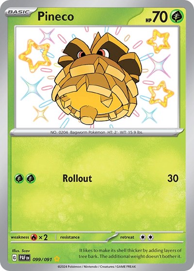PAF: Pineco - 099/091 (Holofoil)