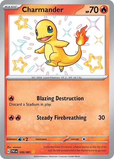 PAF: Charmander - 109/091 (Holofoil)