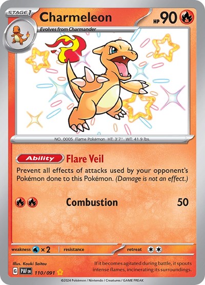 PAF: Charmeleon - 110/091 (Holofoil)