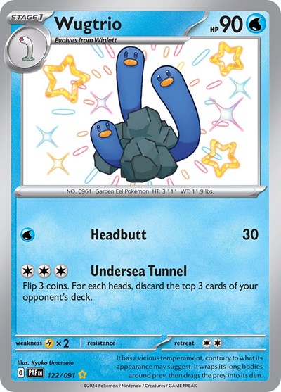 PAF: Wugtrio - 122/091 (Holofoil)