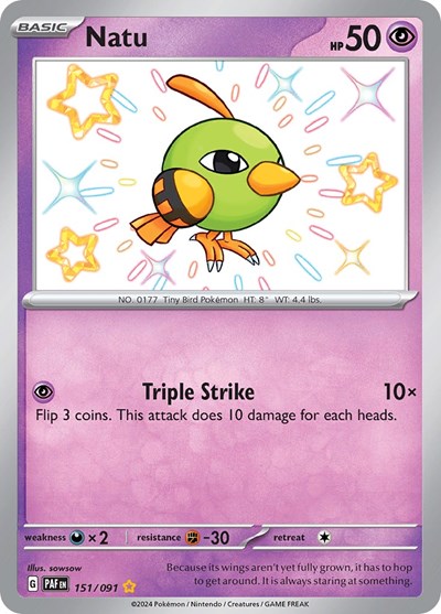 PAF: Natu - 151/091 (Holofoil)