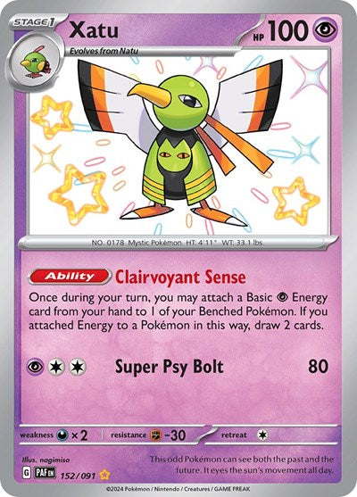 PAF: Xatu - 152/091 (Holofoil)