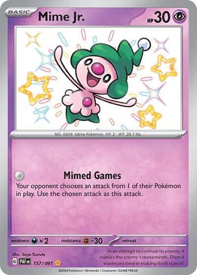 PAF: Mime Jr. - 157/091 (Holofoil)