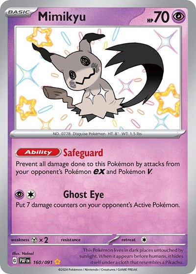 PAF: Mimikyu -160/091 (Holofoil)