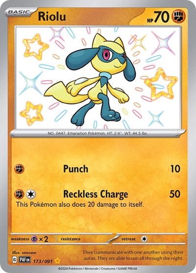 PAF: Riolu (Holofoil)