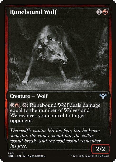 DBL: Runebound Wolf (Foil)