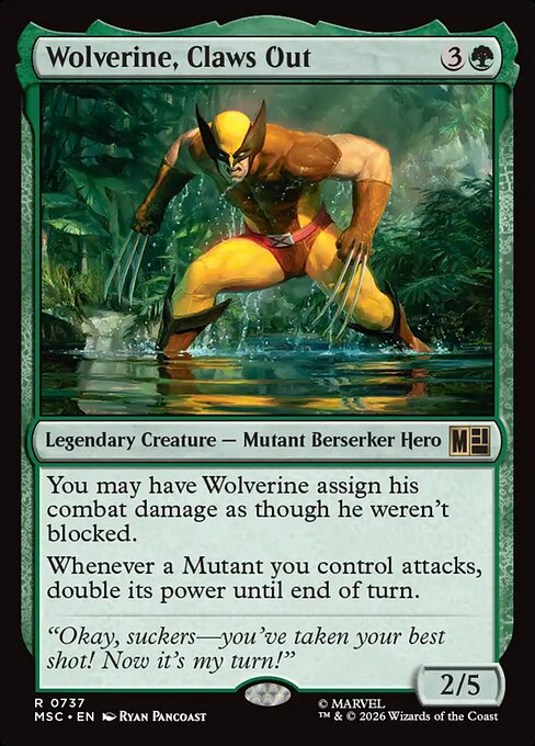 MSC: Wolverine, Claws Out