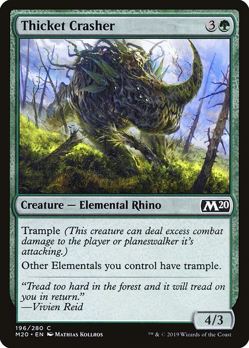 M20: Thicket Crasher (Foil)