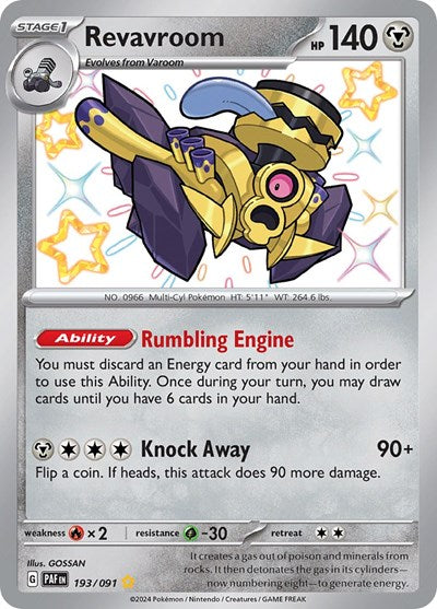 PAF: Revavroom - 193/091 (Holofoil)