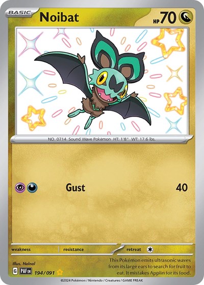 PAF: Noibat - 194/091 (Holofoil)