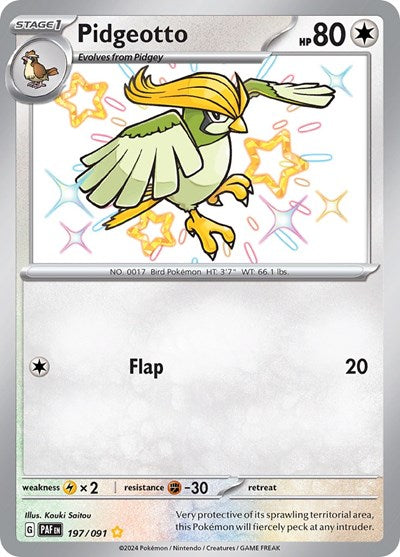 PAF: Pidgeotto (Holofoil)