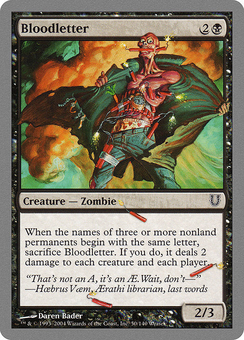 UNH: Bloodletter (Foil)