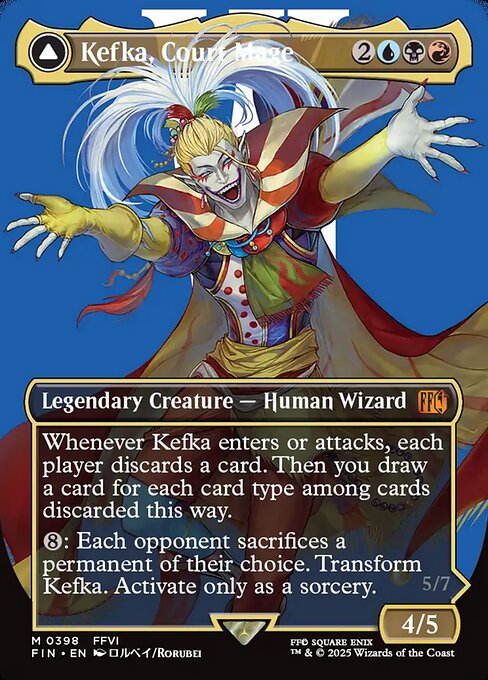 FIN: Kefka, Court Mage (Borderless) (0398)