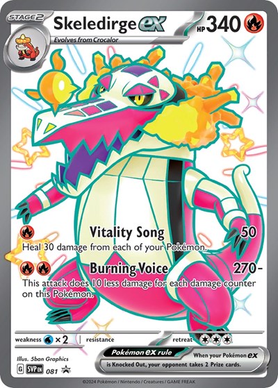 SVP: Skeledirge ex - 081 (Holofoil)