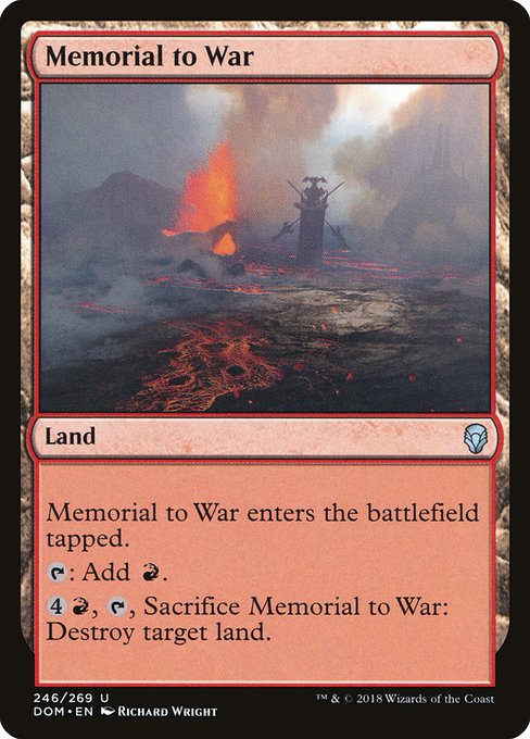 DOM: Memorial to War