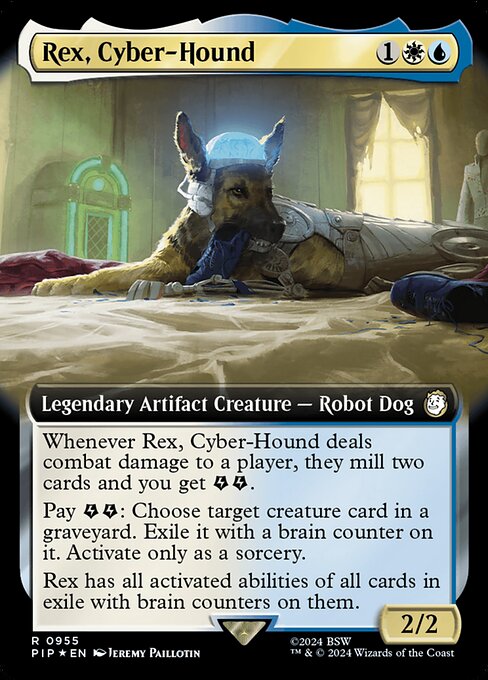 PIP: Rex, Cyber-Hound (Extended Art) (Surge Foil)