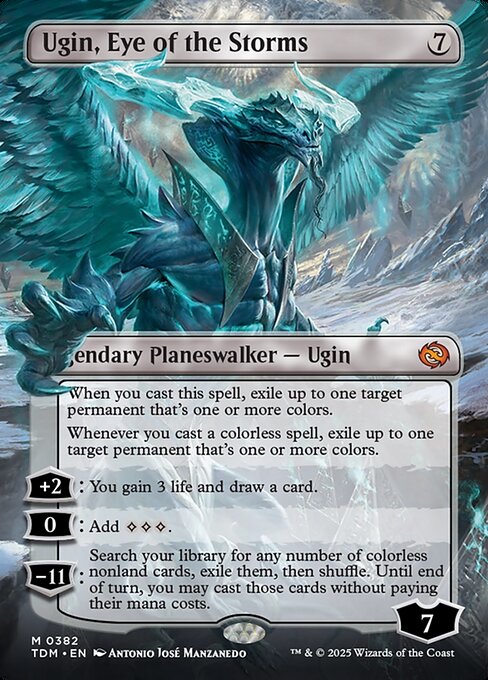 TDM: Ugin, Eye of the Storms (Borderless) (Foil)