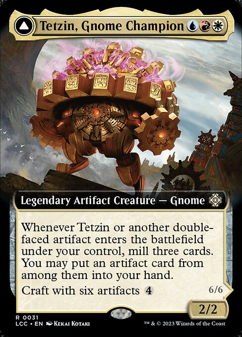 LCC: Tetzin, Gnome Champion (Extended Art) (Foil)