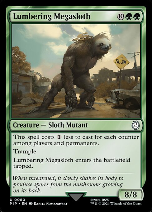 PIP: Lumbering Megasloth (Foil)