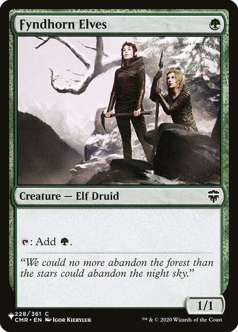 PLST: Fyndhorn Elves