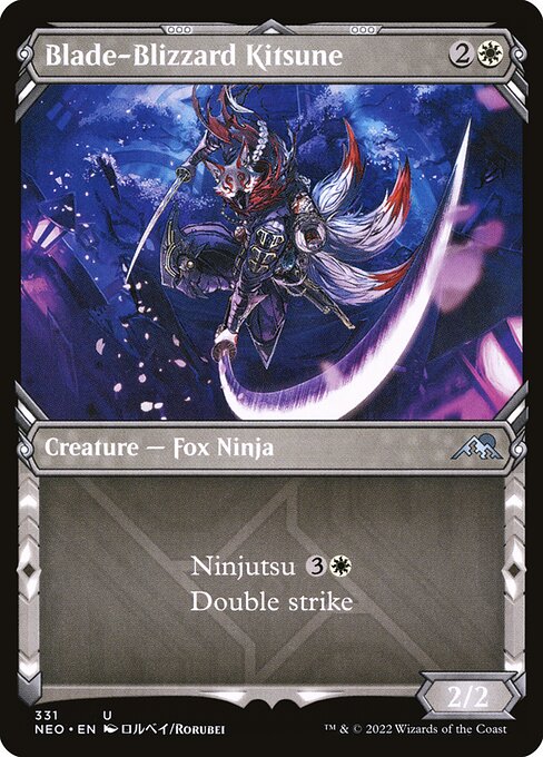 NEO: Blade-Blizzard Kitsune (Showcase) (Foil)