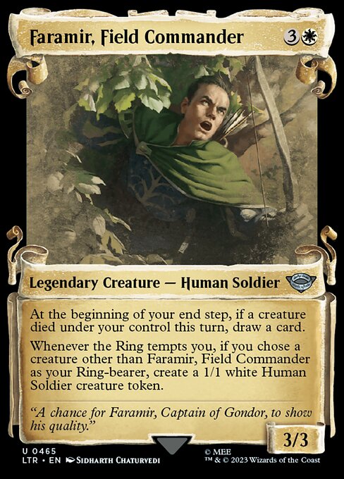 LTR: Faramir, Field Commander (Showcase Scrolls)