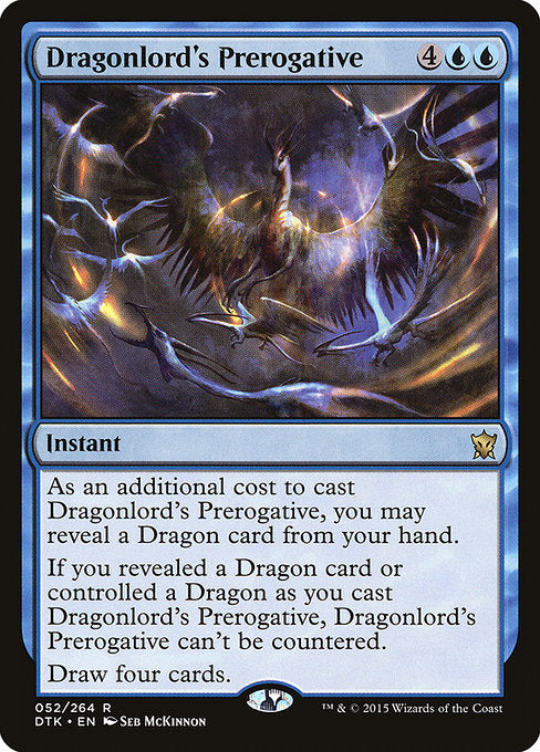 DTK: Dragonlord's Prerogative (Foil)