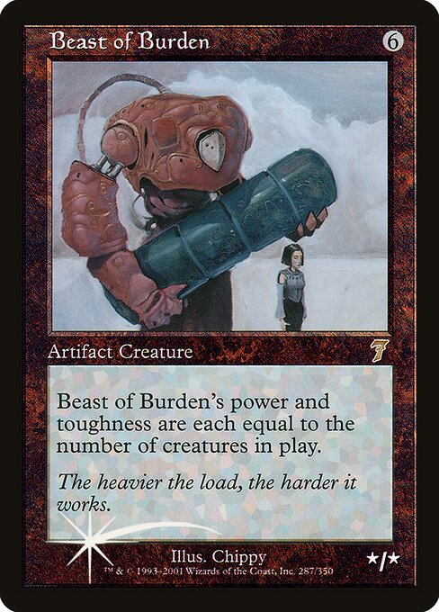 7ED: Beast of Burden (Foil)