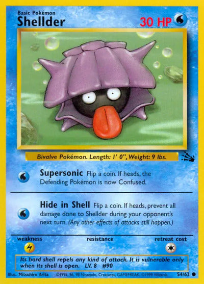 Shellder 54/62 Unlimited Fossil