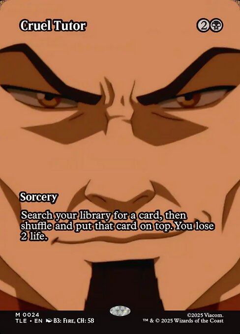 TLE: Cruel Tutor (Borderless) (Foil)