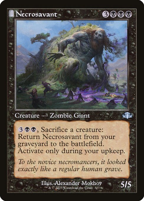 DMR: Necrosavant (Retro Frame) (Foil)