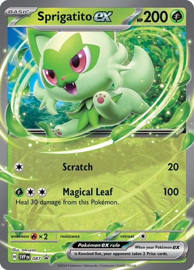 SVP: Sprigatito ex - 087 (Holofoil)