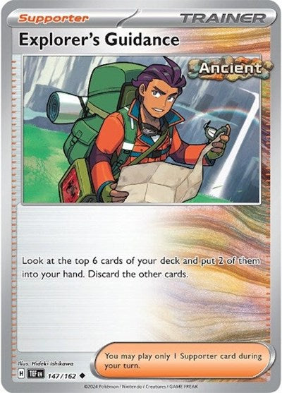TEF: Explorer's Guidance - 147/162 (Reverse Holofoil)