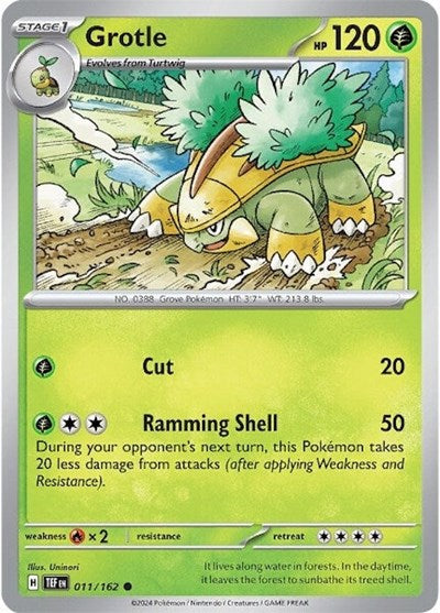TEF: Grotle - 011/162 (Reverse Holofoil)
