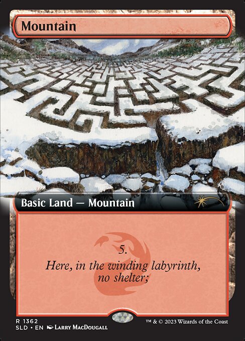 SLD: Mountain (1362) (Foil)