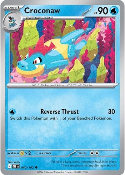 TEF: Croconaw (Reverse Holofoil)