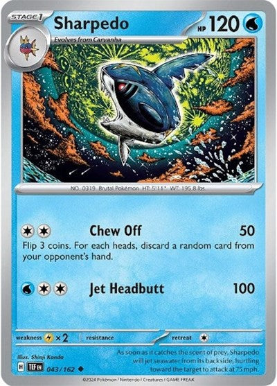 TEF: Sharpedo (Reverse Holofoil)