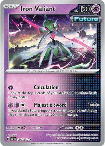 TEF: Iron Valiant - 080/162 (Holofoil)