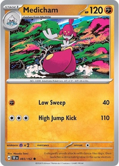 TEF: Medicham (Reverse Holofoil)