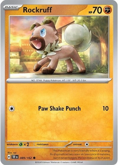 TEF: Rockruff (Reverse Holofoil)