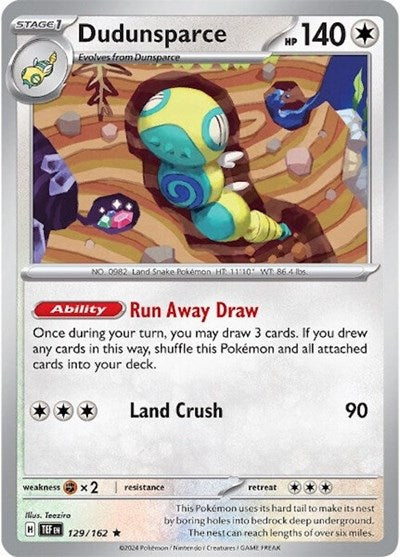 TEF: Dudunsparce (Holofoil)