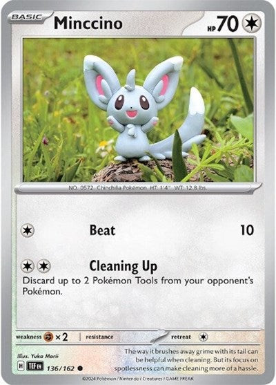 TEF: Minccino - 136/162 (Reverse Holofoil)