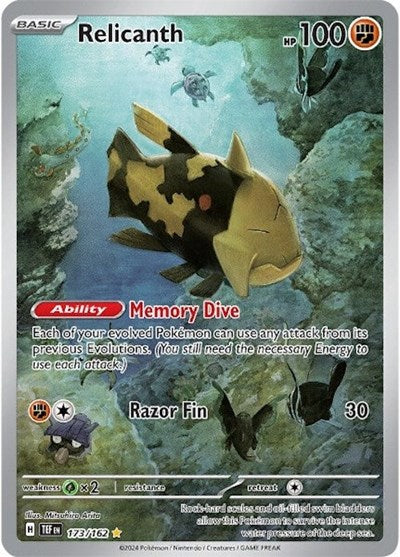 TEF: Relicanth - 173/162 (Holofoil)