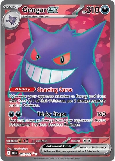 TEF: Gengar ex - 193/162 (Holofoil)