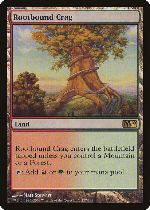 M10: Rootbound Crag (Foil)